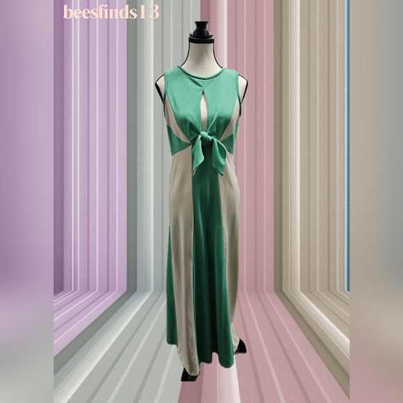 Vintage Pants - Teena Paige Vintage Beautiful Green Jumper, S